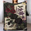 Jeté en flanelle foncé Darkber Blackberr-133687236
