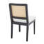 WAHSON Upholstered Seat Dining Chairs With Rattan Back Farmhouse Side Chair For Kitchen/Dining Room-398362104-398362107