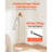 Coat Rack Freestanding Coats Rack Stand With Stable Marble Base & 8 Hooks