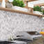Equador 12" x 12" Marble Chevron Mosaic Wall & Floor Tile