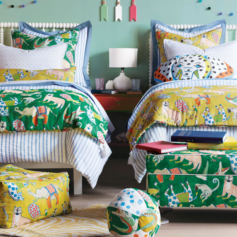Hullabaloo Duvet Cover, Super Queen Duvet Cover