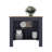 Cala Kitchen Island With Three Open Shelves (Not Include Stools)