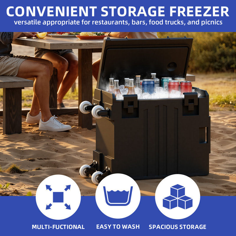 Balconera 120 gal. Rectangle Plastic Insulated Food Carrier Box