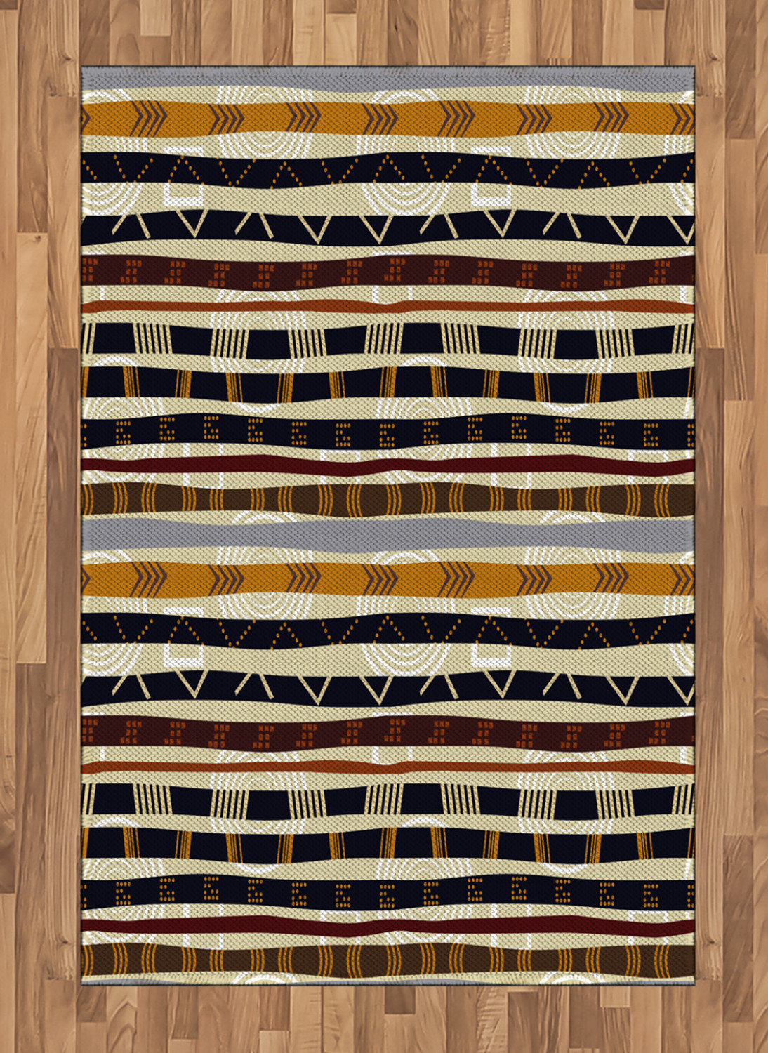 Scotty Rug Mat Bloomsbury Market Scotty Flatweave Black/Yellow Rug | Wayfair.co.uk