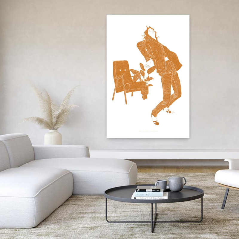 Art contemporain, art contemporain abstrait, H 60 po x l 40 po