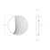 Inside-Out Aluminum LED Flush Mounted Sconce