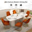 Ensemble de salle à manger 7 pièces-2091678773