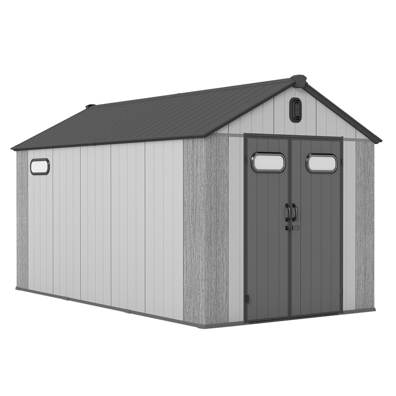 8x14Ft Resin Outdoor Storage Shed