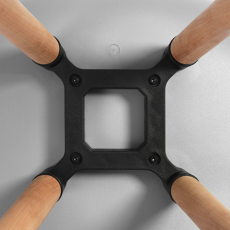 Amethyst Counter Stool with Solid Wood Frame
