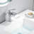 SUMERAIN Contemporary Bathroom Faucet with Waterfall Spout, Single Hole Single Handle Bathroom Sink Faucet , Chrome