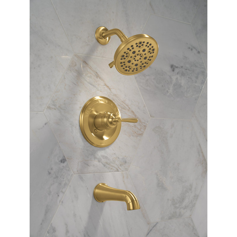 Monitor 14 Series Tub and Shower, Brushed Gold