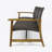 HAMPTON WOOD + WICKER 3 SEATER