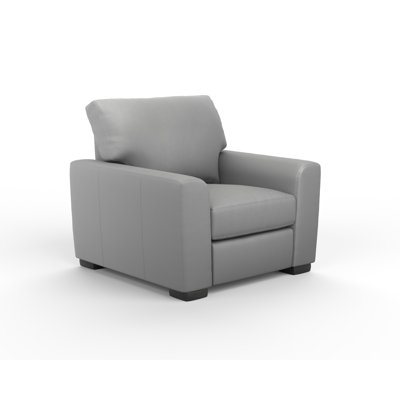 Savannah 100% Full Top Grain Leather Accent Chair