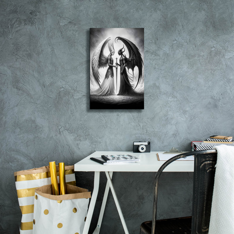  «Let There Be Peace» par Rey Klimt, art mural sur toile, 12 po x 18 po, H 18 po x l 12 po