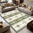 Green Southwestern carpet-easy to clean, machine-washable, soft and comfortable; suitable for door mats, kitchens, living rooms, bedrooms, corridors, and laundry areas. Easy to clean, durable carpet for home decoration.-1143928585