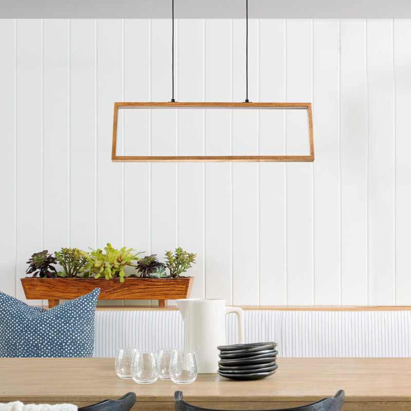 Azeneth - Light Natural LED Square/Rectangle Pendant