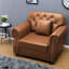 Fauteuil et repose-pieds Comfort Sofas, Chesterfield Home