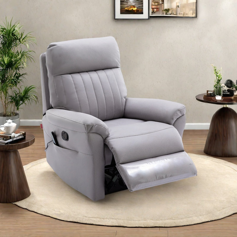 Fauteuil inclinable confortable et polyvalent, Gris