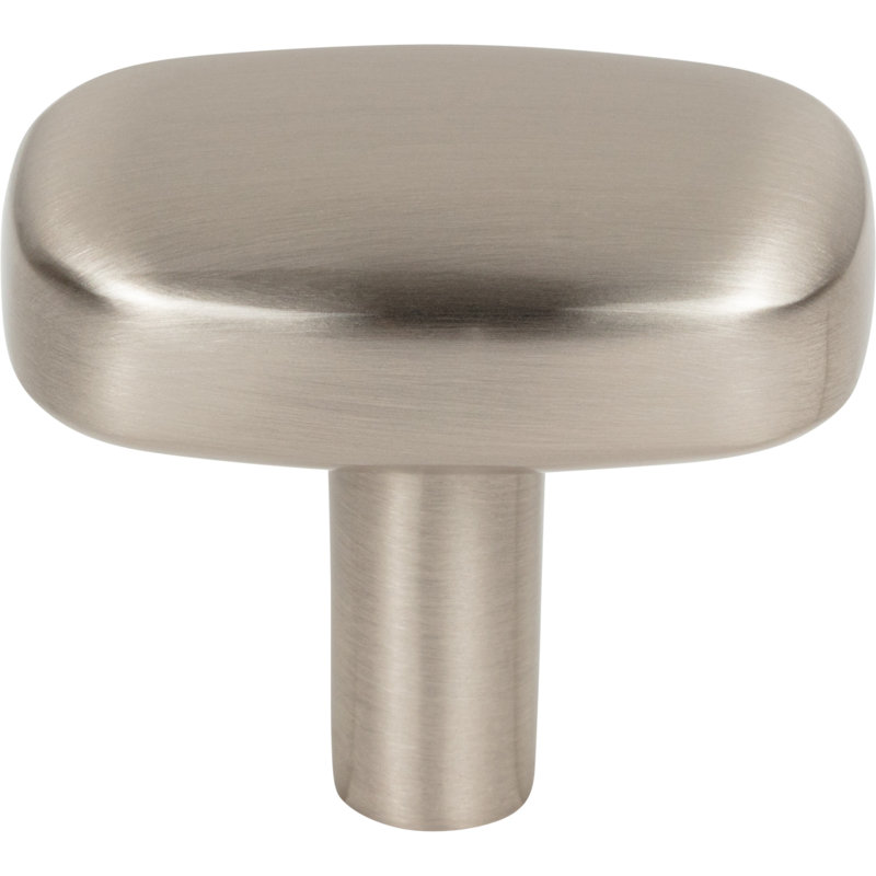 Loxley Oval Knob, Satin Nickel