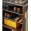 Armoire à chaussures en bois massif de chêne nordique