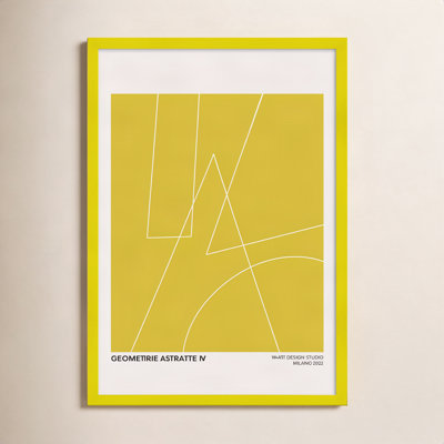 Caila "Geometric Abstraction in Yellow" Print