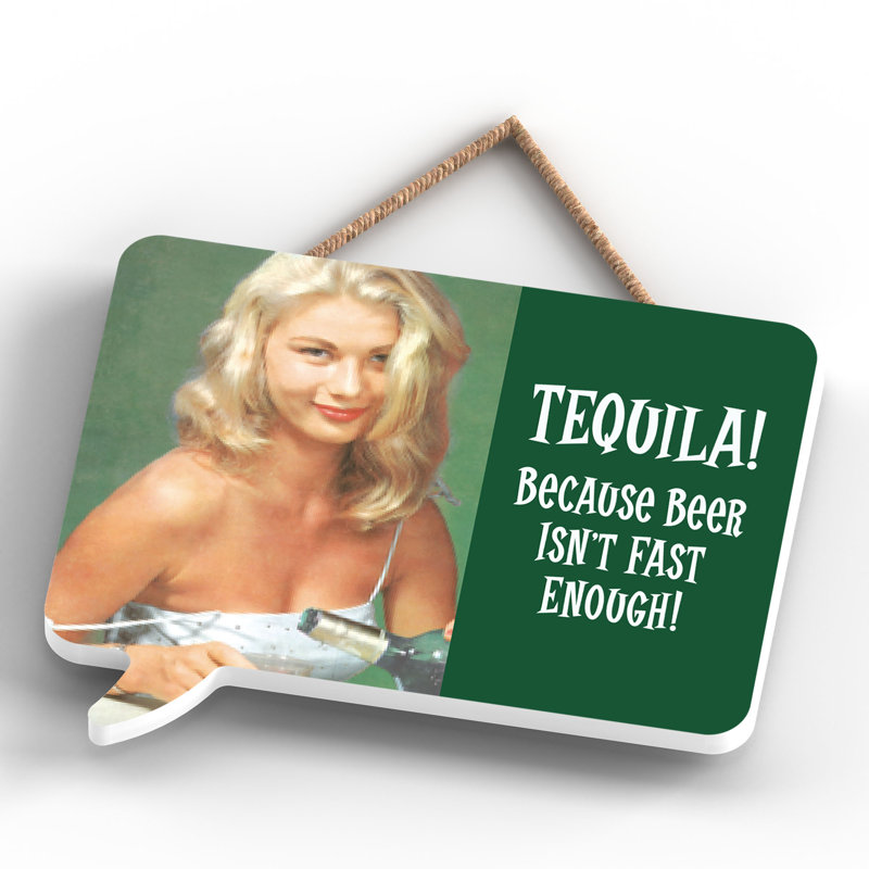 Pinup Tequila - Print on MDF