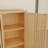 42 Inch Slim Cabinet For Small Corners - Freestanding Linen Tower With Practical Storage And Easy Assembly 2 Open Shelves Display In Bathroom, Kitchen Space Saving Design