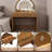 39" Modern Makeup Vanity Desk W/ Touch Led Mirror, Storage Drawer – Curved Safety Design, Convertible To Workspace-2132545660