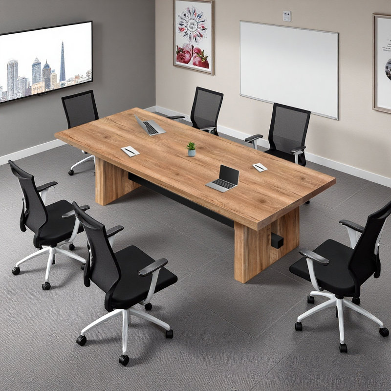 Table de conférence Modern, H 29,53 po x L 78,74 po x l 43,31 po