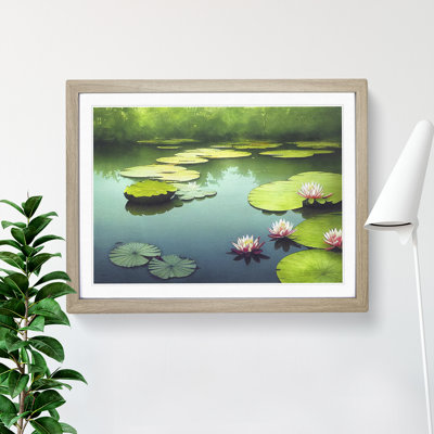 Lily Pond Watercolour Vol.4 - Single Picture Frame Print