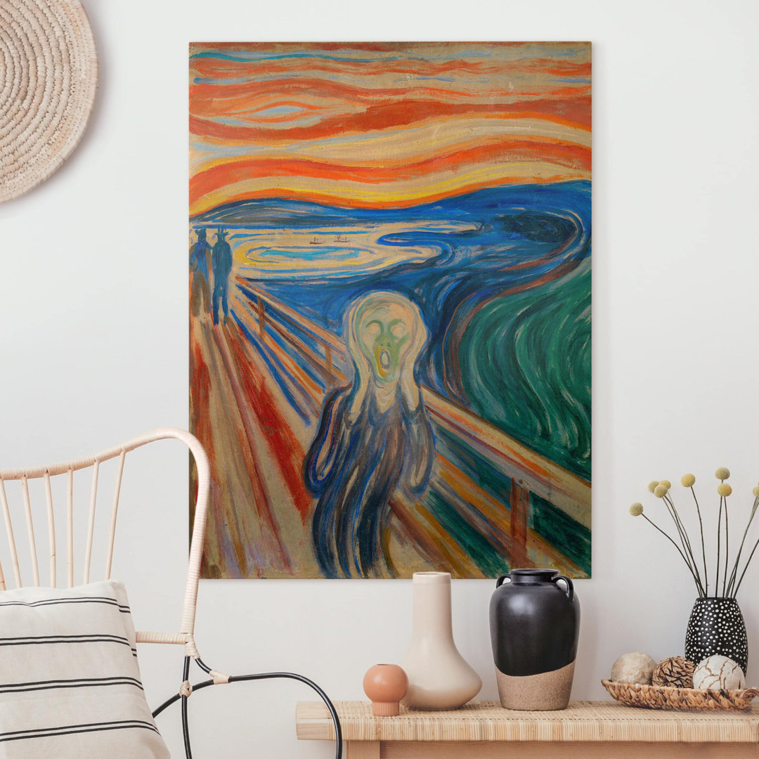 Leinwandbild Der Schrei von Edvard Munch