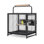 Cage de transport pour oiseaux, cage à oiseaux en fer forgé 19 pouces pour perroquets Conures Lovebird Cockatiel Parakeets