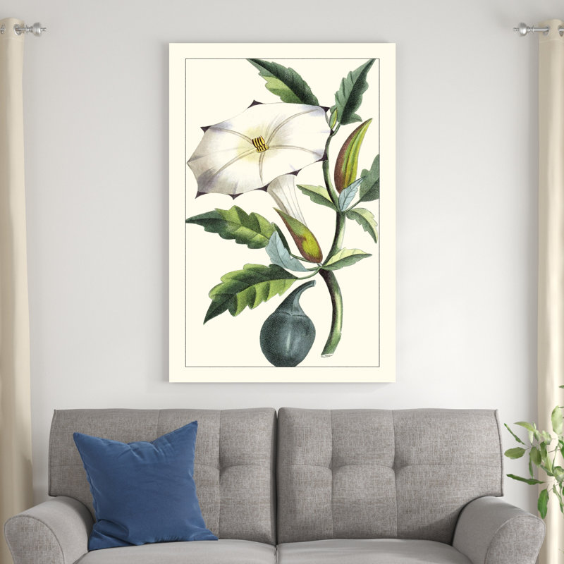 Turpin exotique botanique I, H 48 po x l 32 po x P 1,25 po