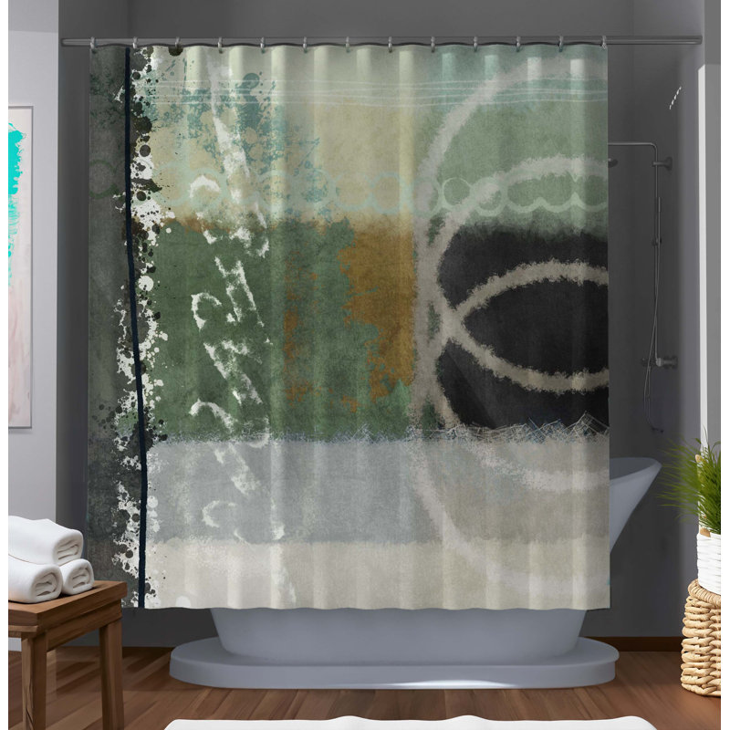 Abstract Shower Curtain