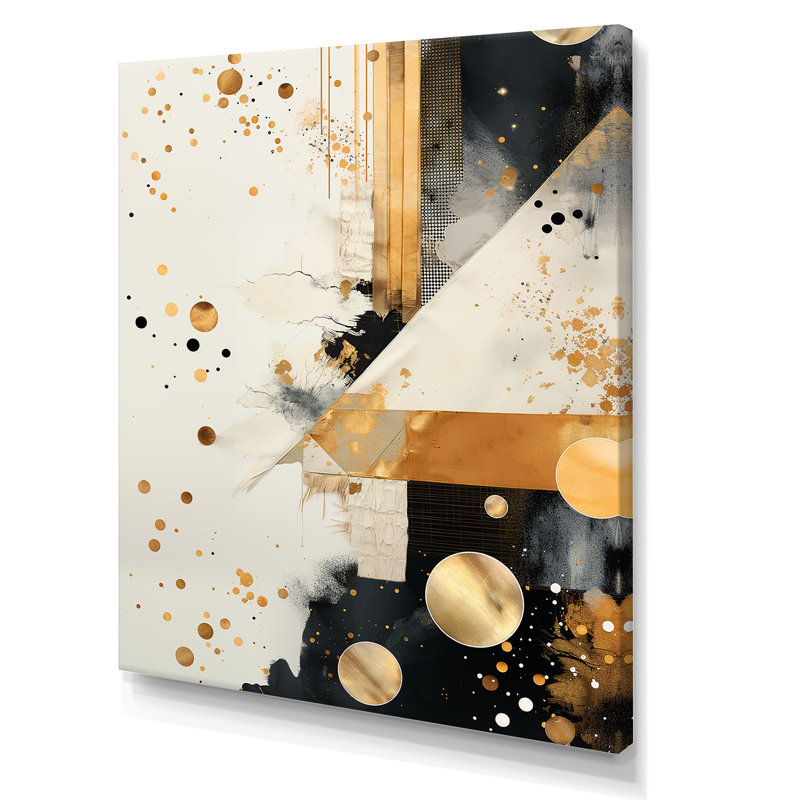 «Grey Sunset Collage I», art mural abstrait, Toile tendue, H 44 po x l 34 po x P 1,5 po