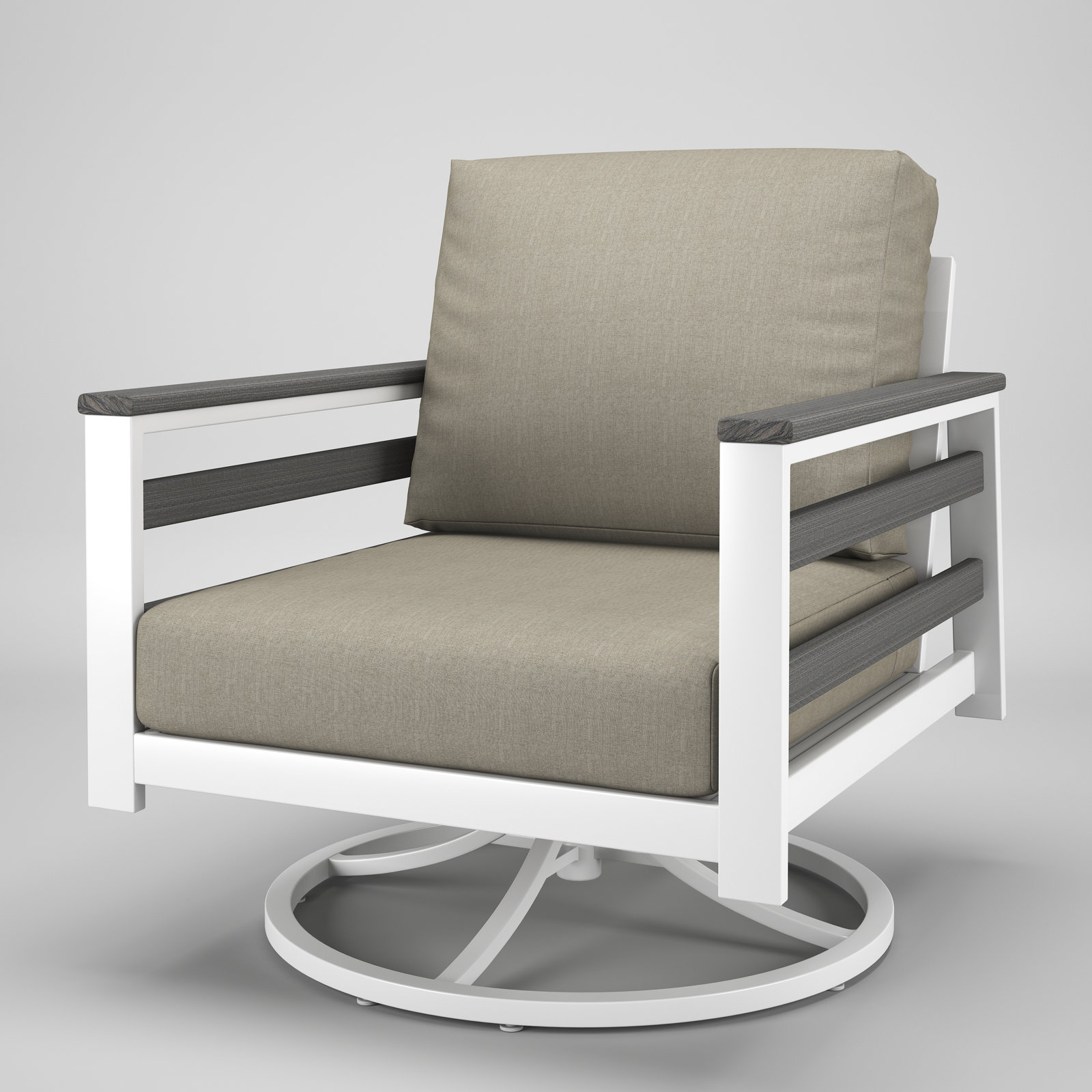 Townsend Sunbrella® Patio Lounge Chair, Spectrum Dove