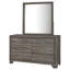 Commode 6 tiroirs avec miroir