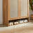 Rattan Shoe Cabinet with Doors-366274888