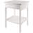 Wood Claire Accent Table, White-125481383