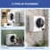 HomCom 1.5 Cubic Feet Vented Electric Stackable Dryer