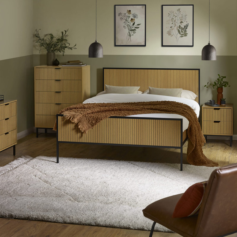 Wooden Bed Frame, Double (4'6)
