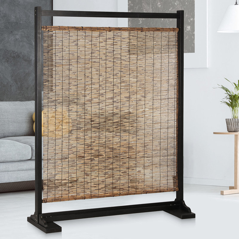 Kraemer 59'' W x 71.5'' H Solid Wood Single Panel Room Divider