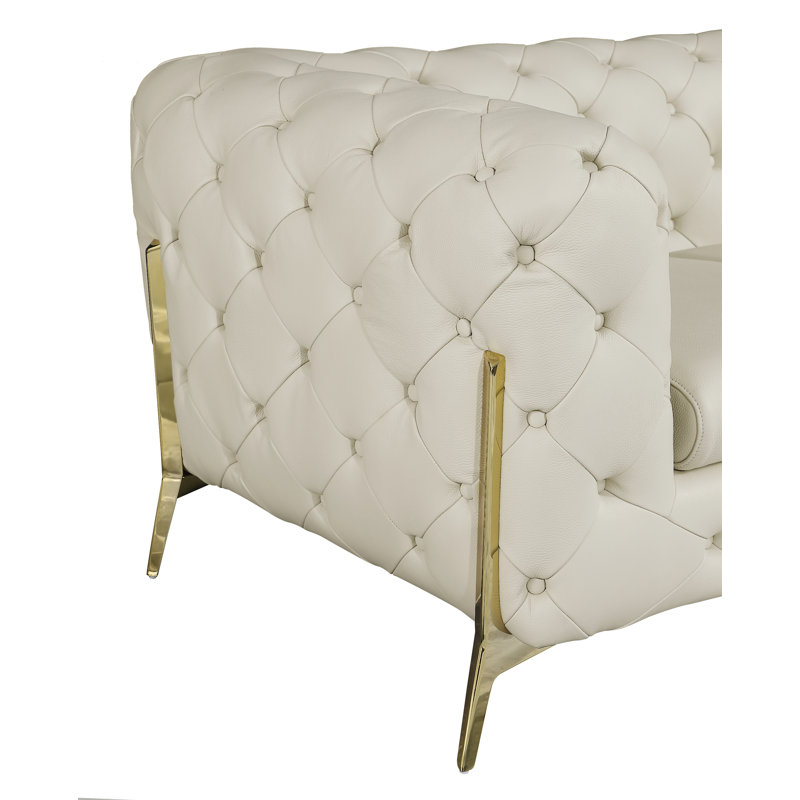 Fauteuil 100% cuir italien Global United