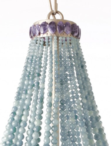 Blue Quartz Empire Chandelier