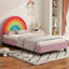 Lit plateforme tapissier Rainbow Design