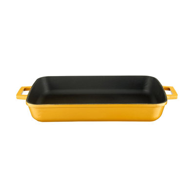 LAVA Enameled Cast Iron Rectangle Roasting Pan
