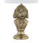 Lampe de table buste en résine dorée 20 "avec abat-jour en lin-1504089451-1504089444