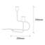 Lampe de table noire 14,17 po Keturah