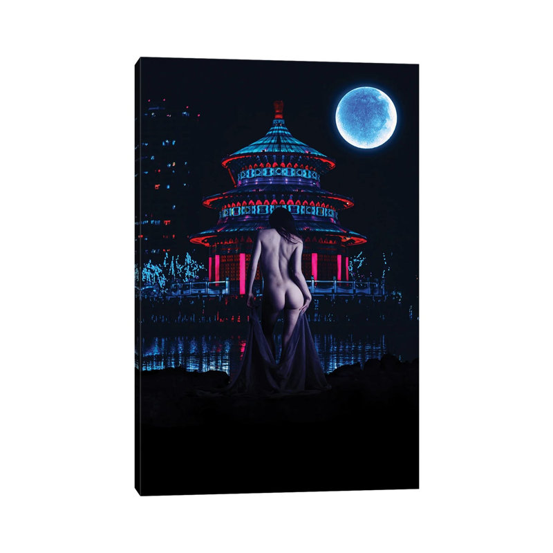 Night Swim by Gab Fernando - Wrapped Canvas Gallery-Wrapped Canvas Giclée, 101.6 cm H x 66.04 cm W x 3.175 cm D