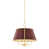 Antique Brass/Red